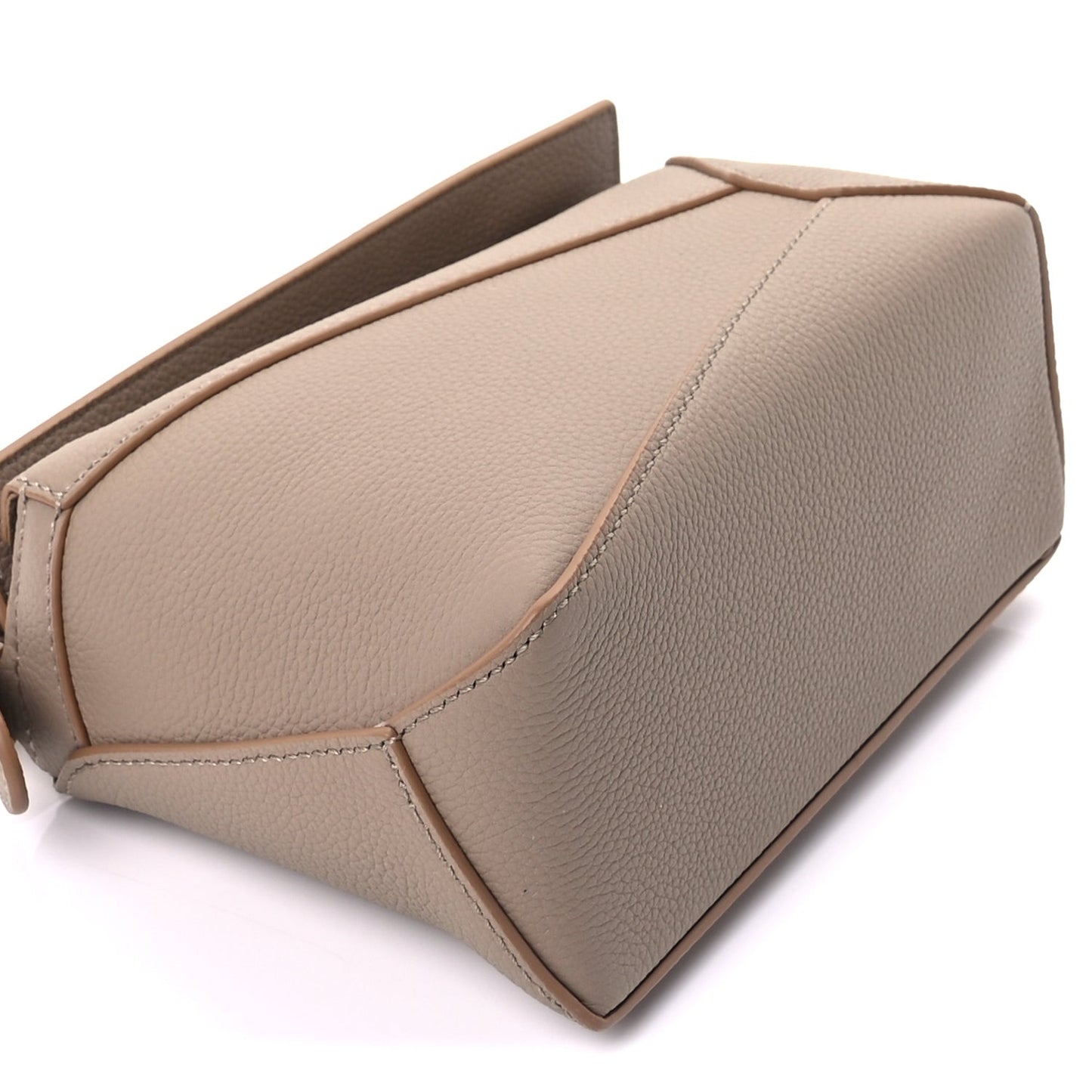 Calfskin Mini Puzzle Bag  Sand