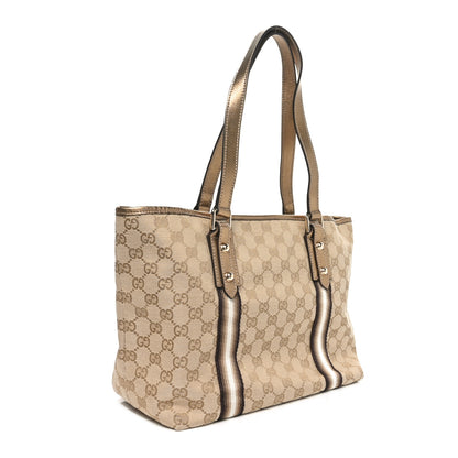 Gucci Monogram Medium Jolicoeur Tote Metallic 3 of 10