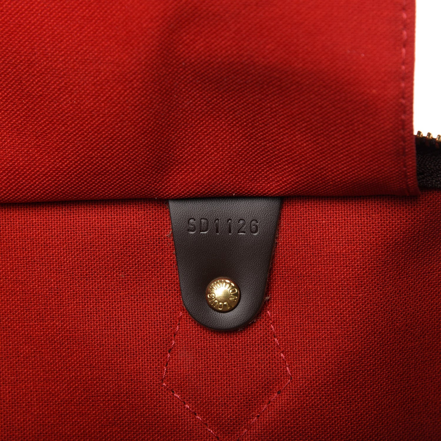 Louis Vuitton Damier Ebene Speedy 35 9 of 10