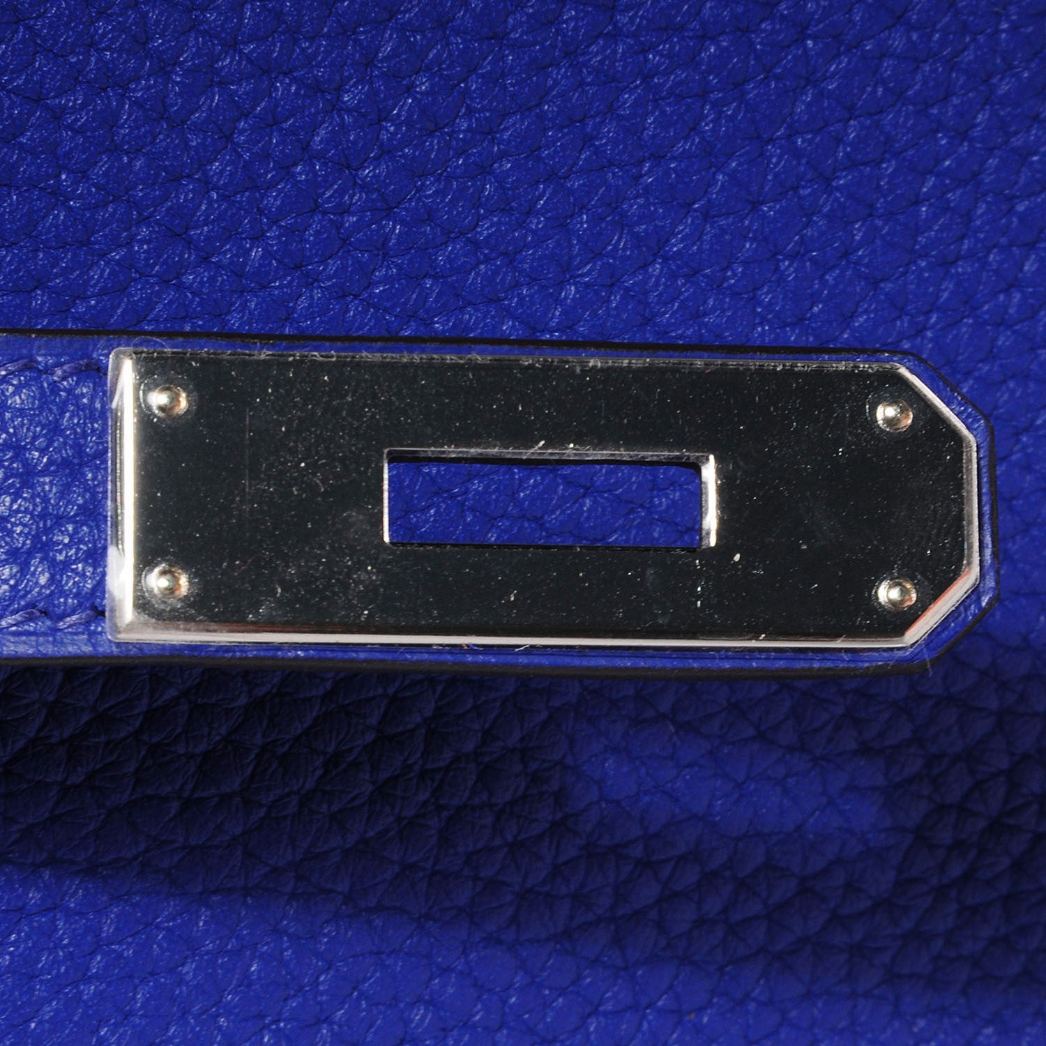 Hermes Taurillon Clemence Kelly Retourne 32 Bleu Electrique 4 of 24