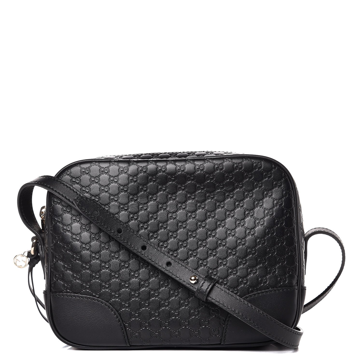 Gucci Microguccissima Mini Bree Messenger Bag Black 1 of 9
