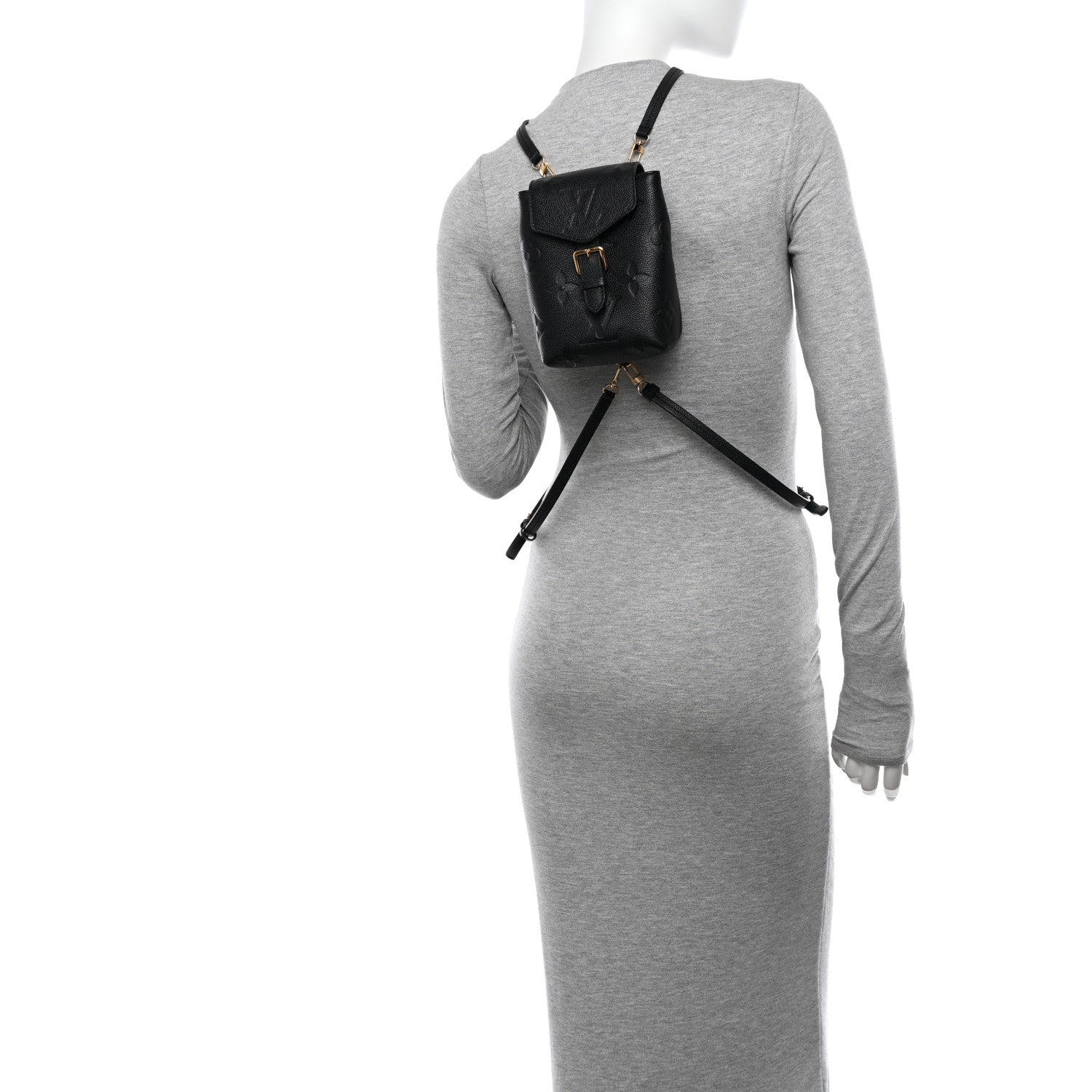 Louis Vuitton Empreinte Monogram Giant Tiny Backpack Black 2 of 10