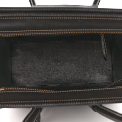 Celine Smooth Calfskin Tri-Color Micro Luggage Light Emerald 5 of 11