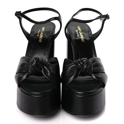 Saint Laurent Vendome Bianca 85 Platform Sandals 37 Black 2 of 8