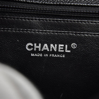Chanel Caviar Jumbo Single Flap Black SHW 7 of 10