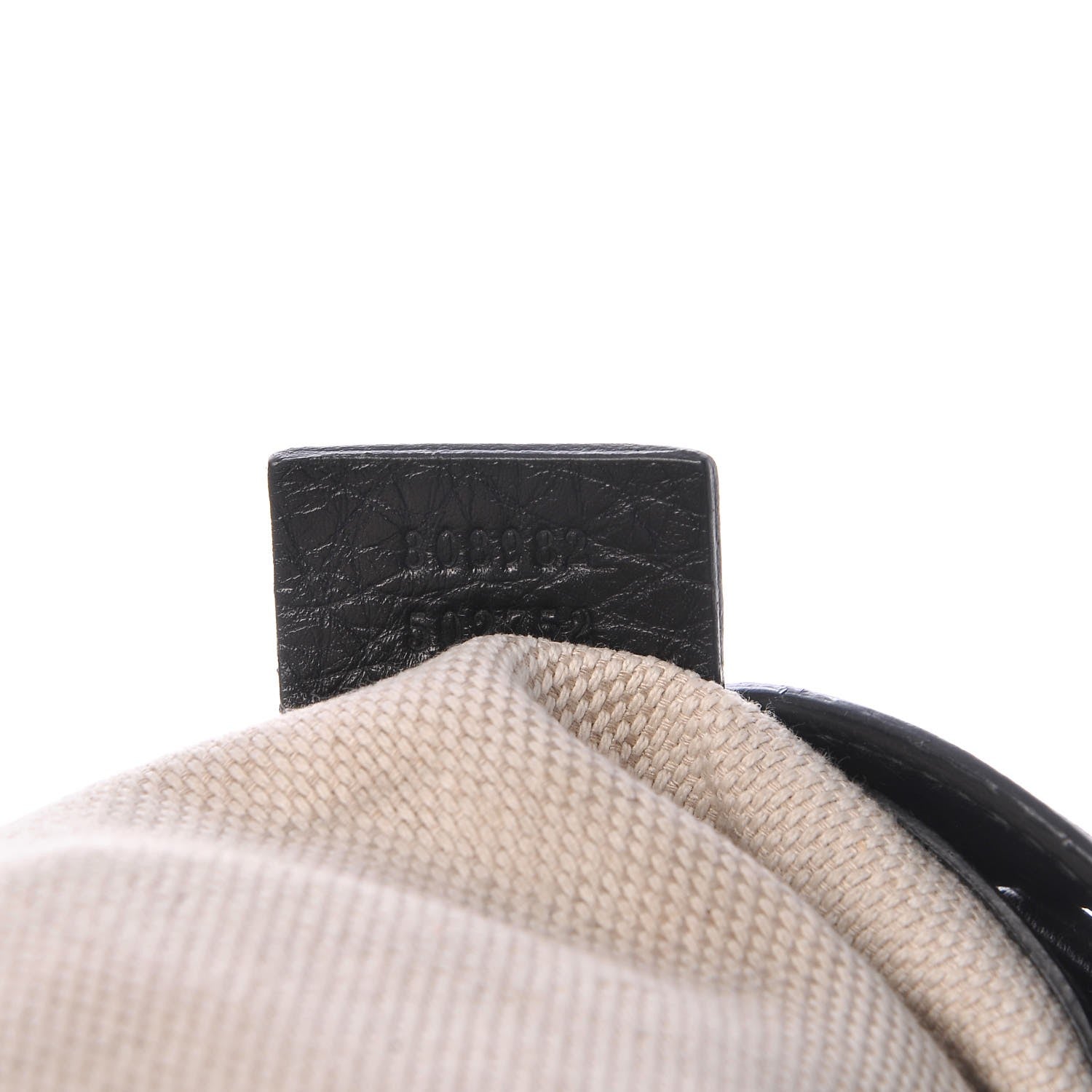 Gucci Pebbled Calfskin Medium Soho Chain Shoulder Bag Black 7 of 10