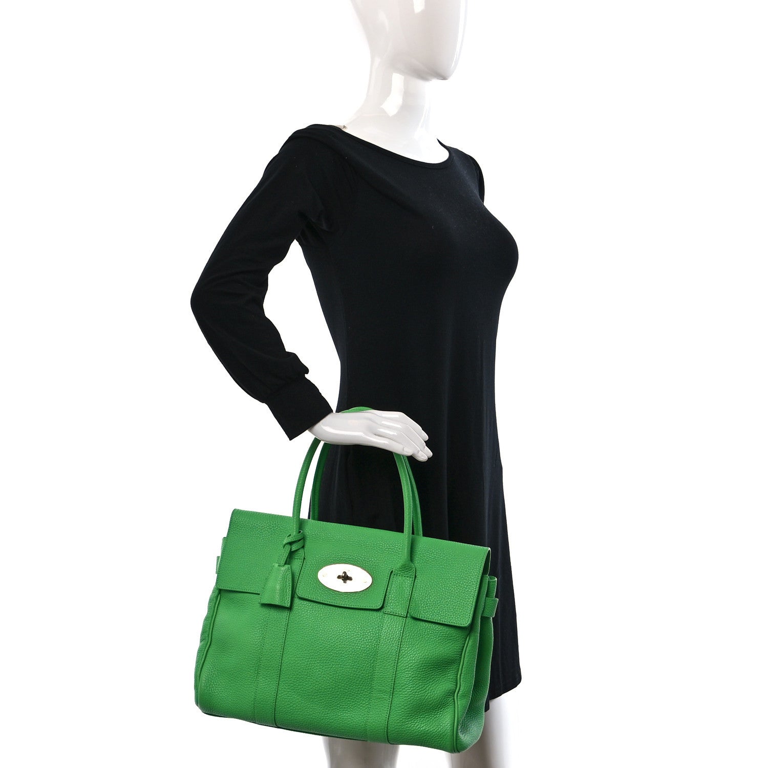 Mulberry Heavy Grain Bayswater Lawn Green 2 of 11