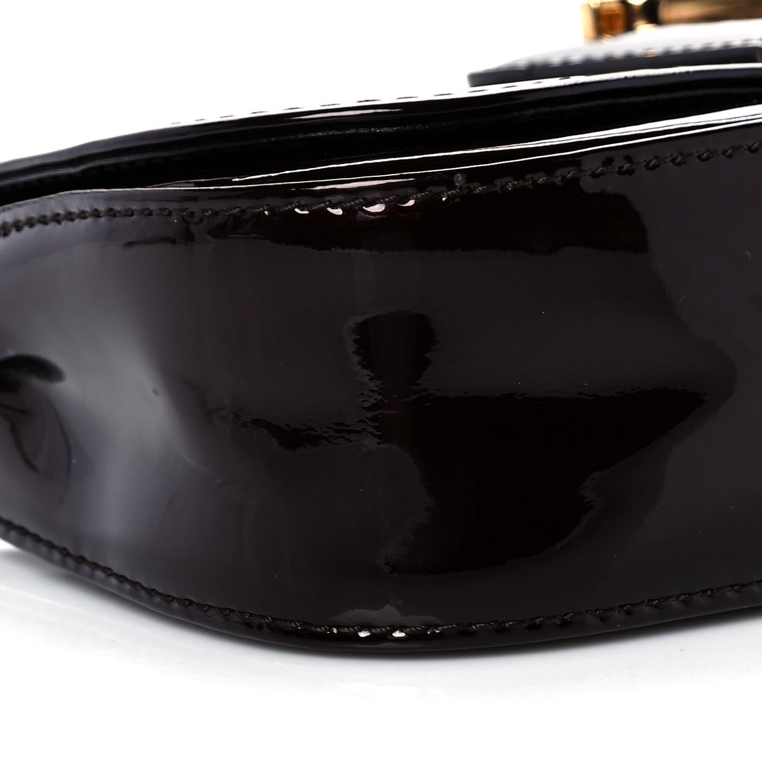 Louis Vuitton Patent Sobe Clutch Amarante 8 of 15