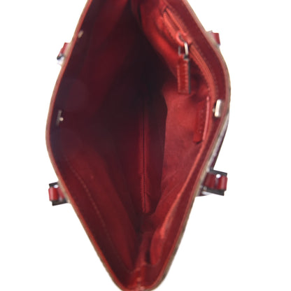 Gucci GG Plus Monogram Vertical Tote Red 5 of 24