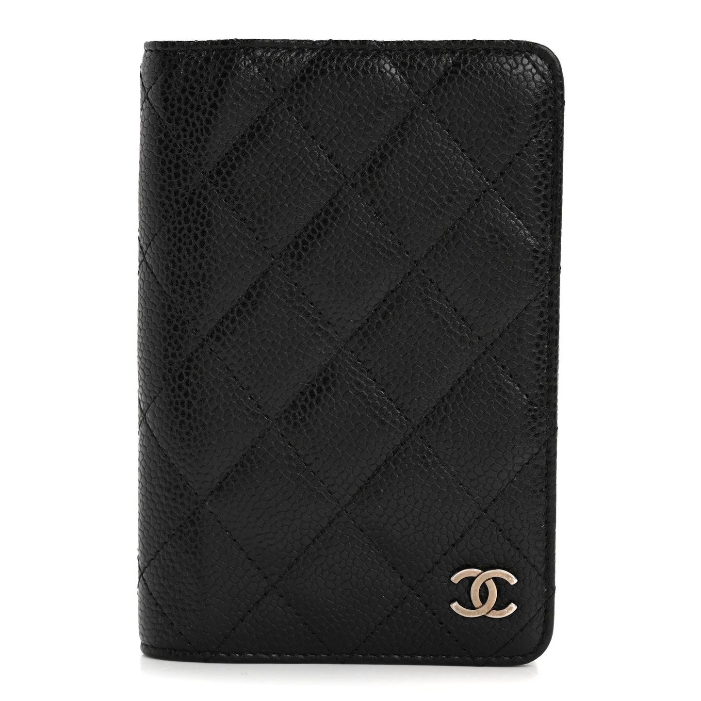 Caviar Quilted Agenda Cover Black