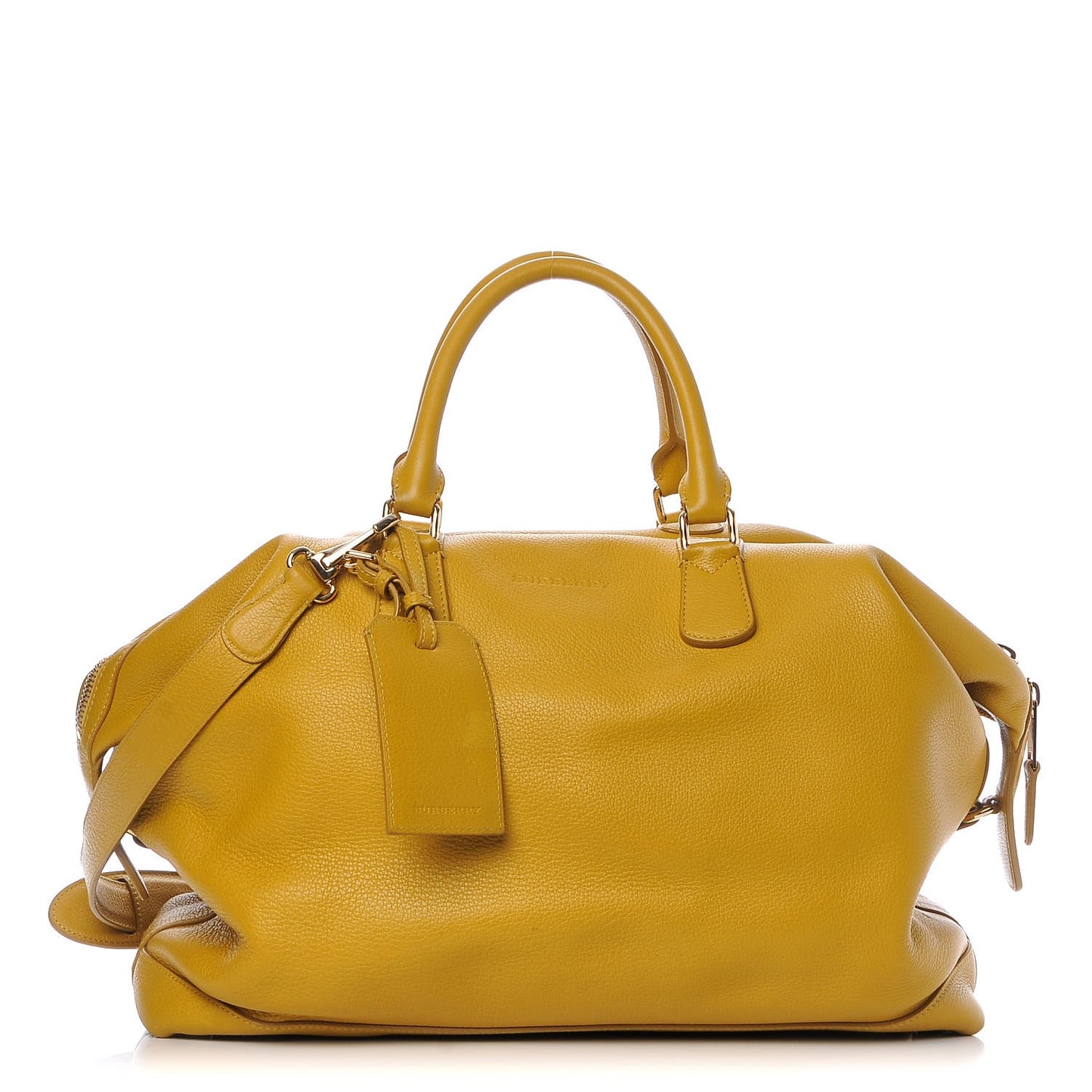 Pebbled Calfskin Prentice Tote Yellow