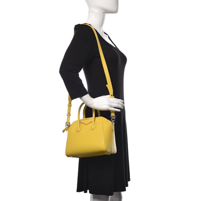 Givenchy Sugar Goatskin Mini Antigona Yellow 2 of 12