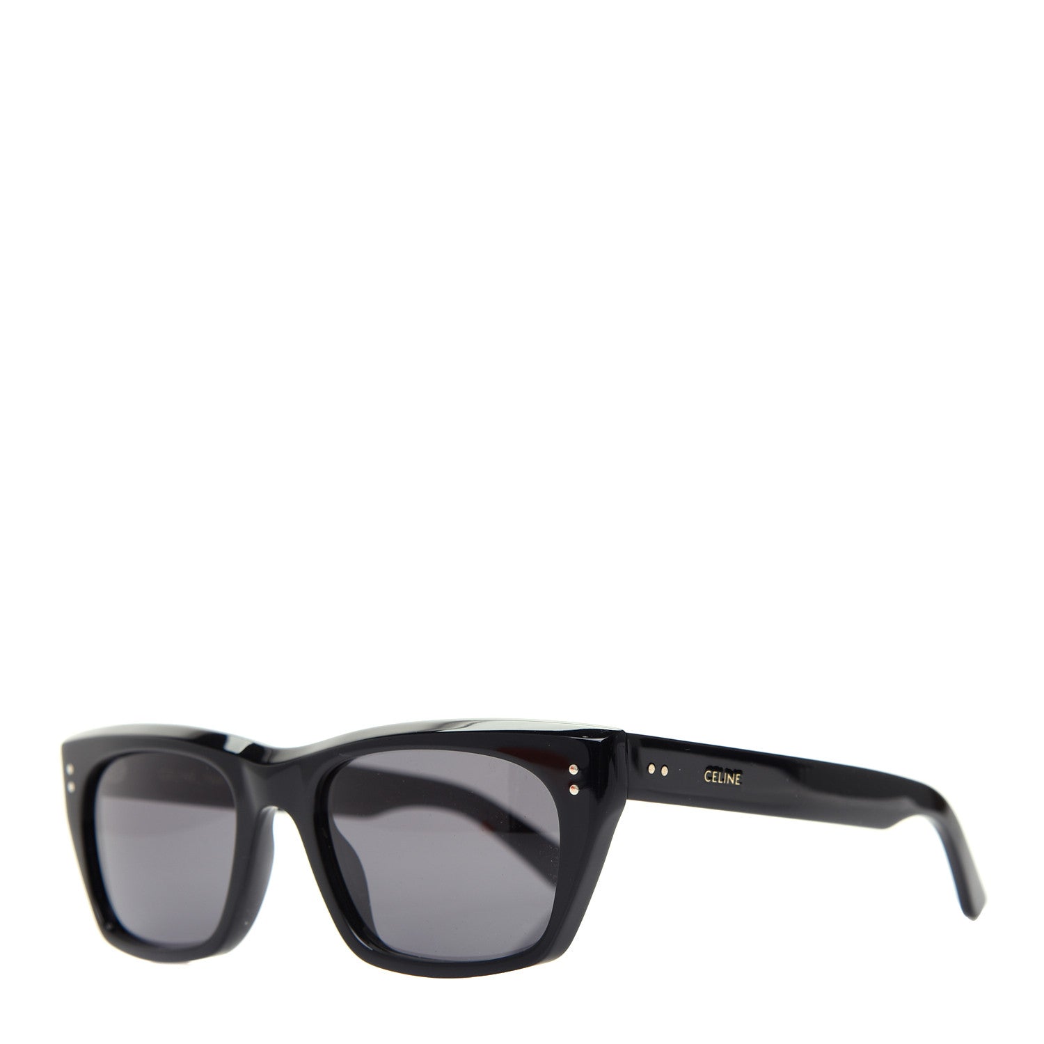 Celine Acetate Polarized Rectangular Sunglasses CL40060I Black 1 of 7