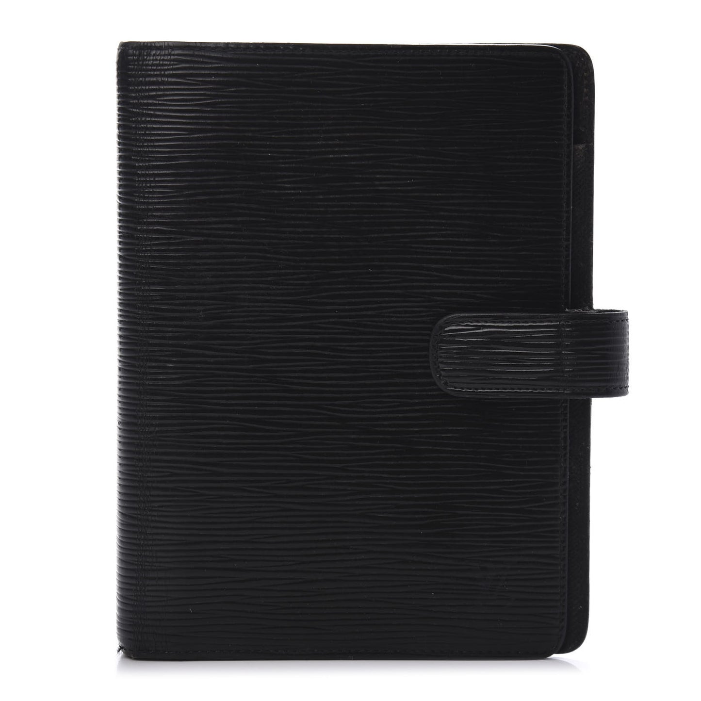 Epi Medium Ring Agenda Cover Black