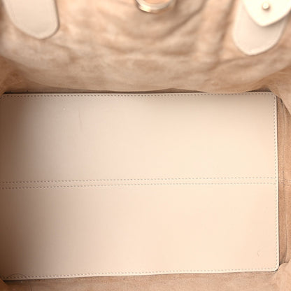 Christian Dior Calfskin Macrocannage Medium Toujours Biscuit Trench Beige 5 of 9