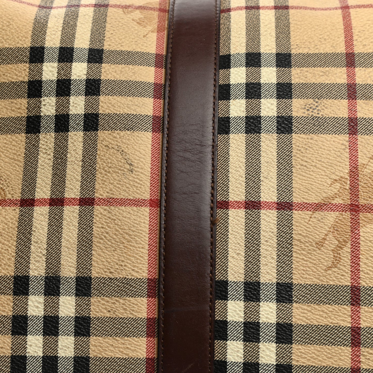 Haymarket Check Duffle Bag Brown