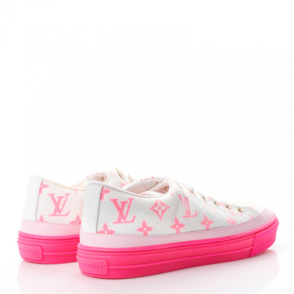 Louis Vuitton Technical Fabric Monogram Stellar Sneakers 39 Rose Pop 4 of 8
