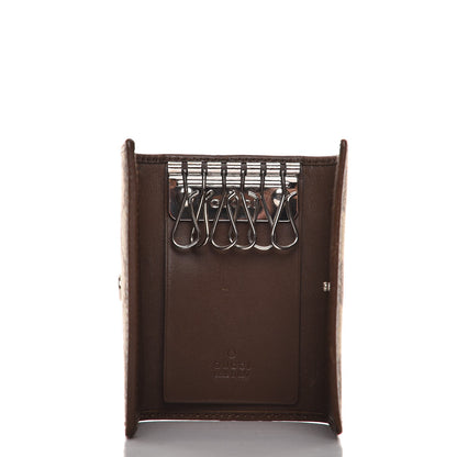 Gucci Monogram 6 Key Holder Case Dark Brown 5 of 8