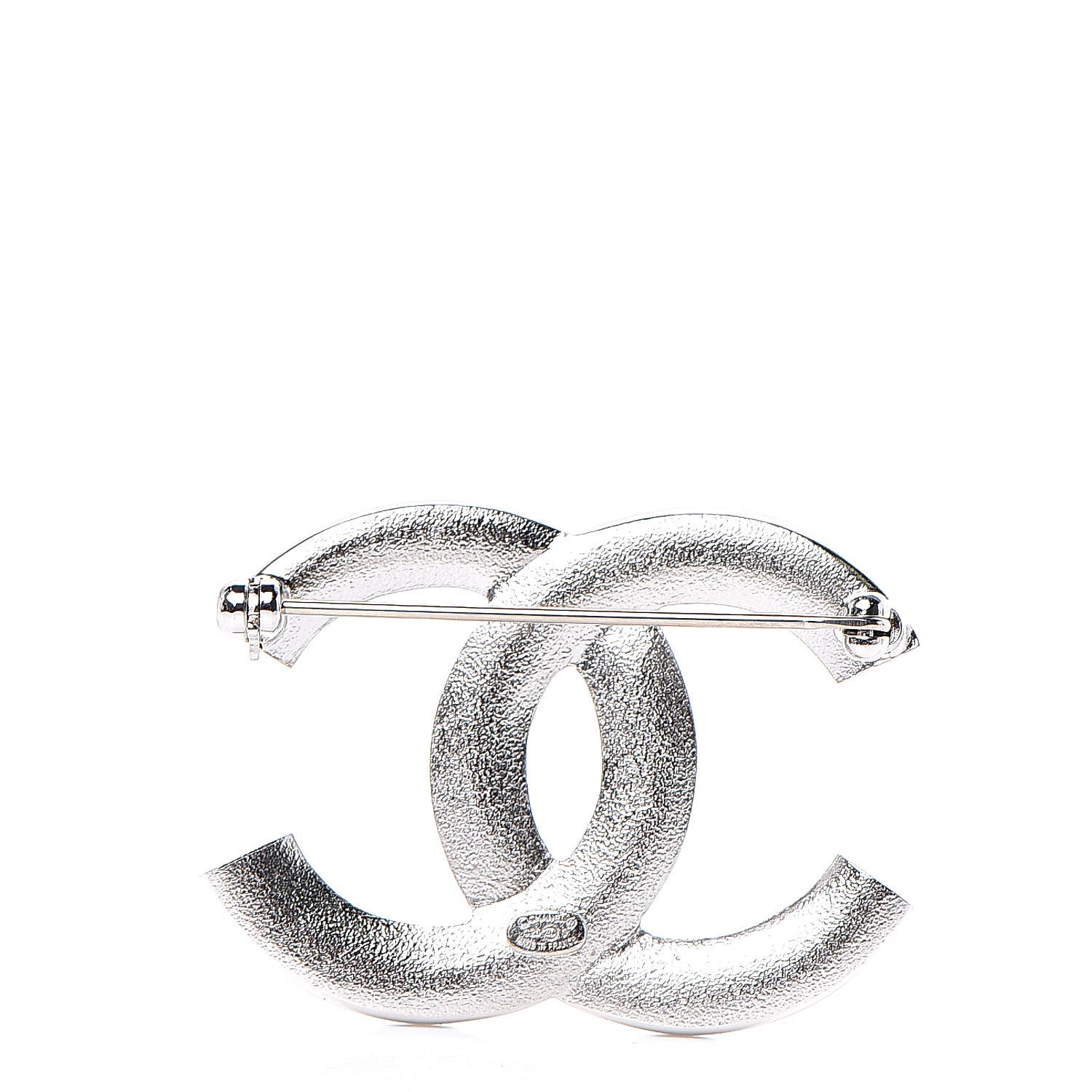 Chanel Crystal Palais Garnier CC Brooch Silver 3 of 5