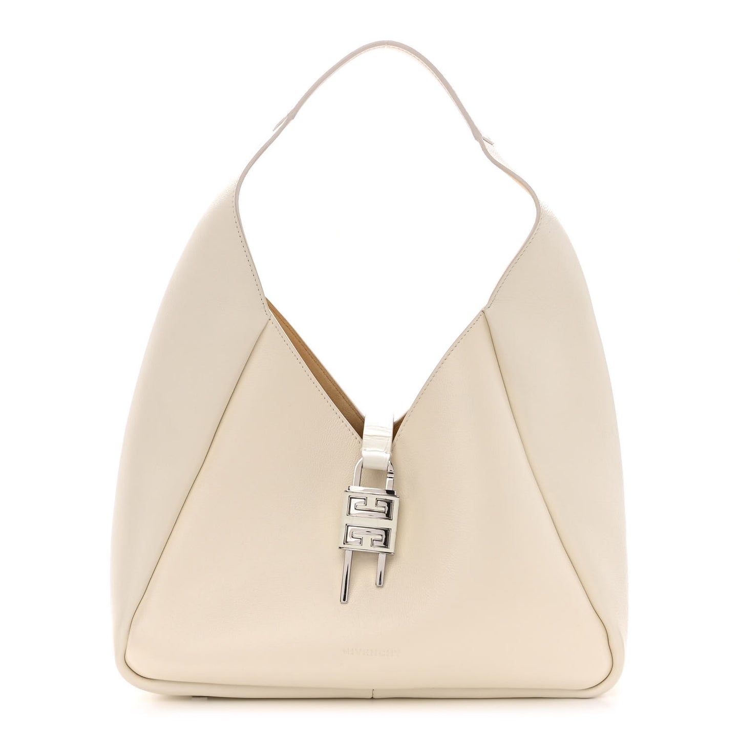 Calfskin Medium G-Lock Hobo Natural Beige