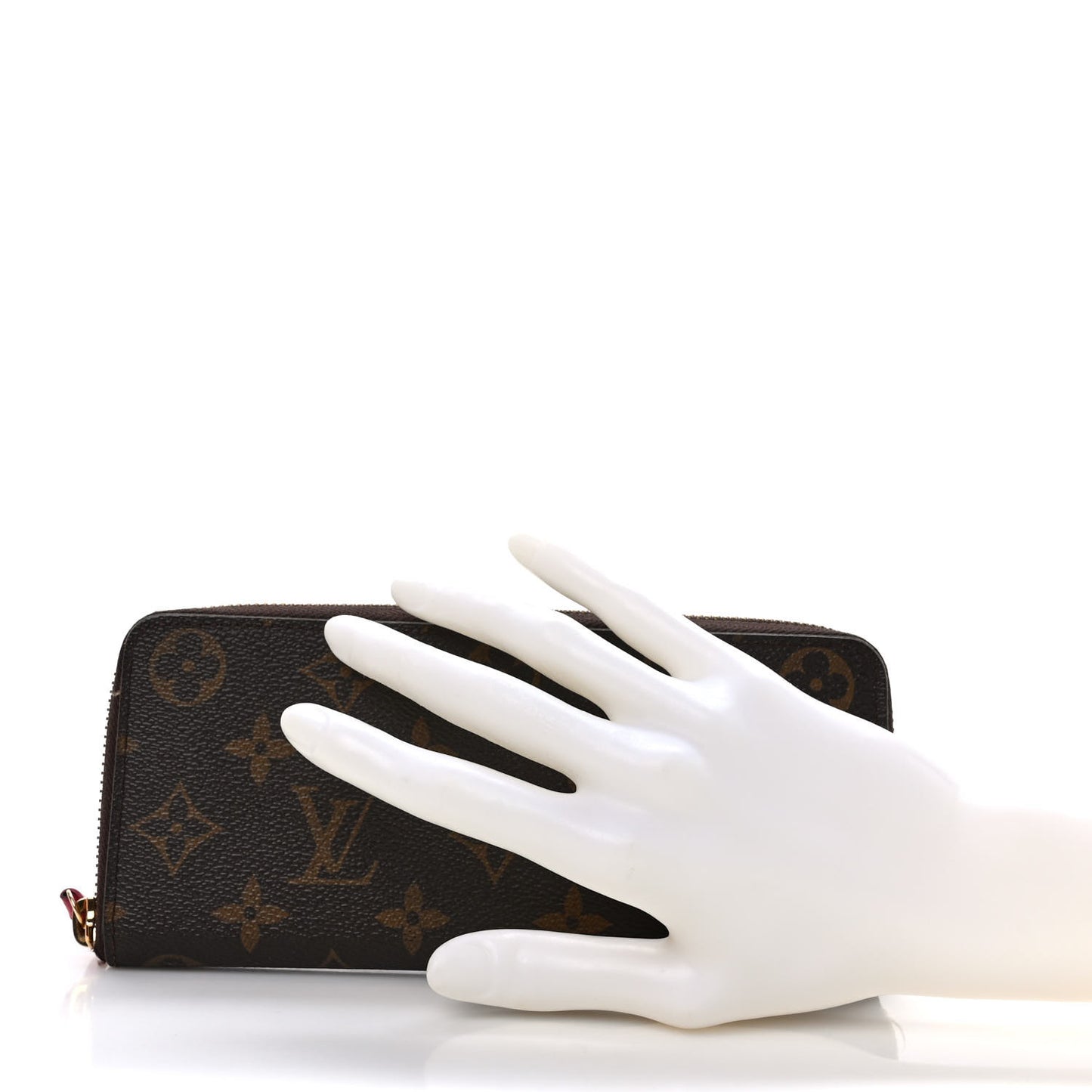 Monogram Clemence Wallet Fuchsia