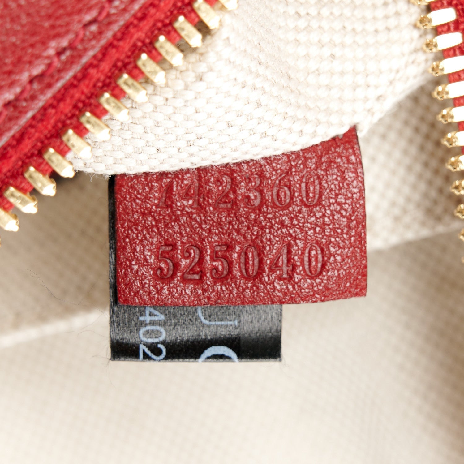 Gucci Sakai Be Green Calfskin Diagonal Stitched Small Blondie Shoulder Bag Rosso 7 of 7