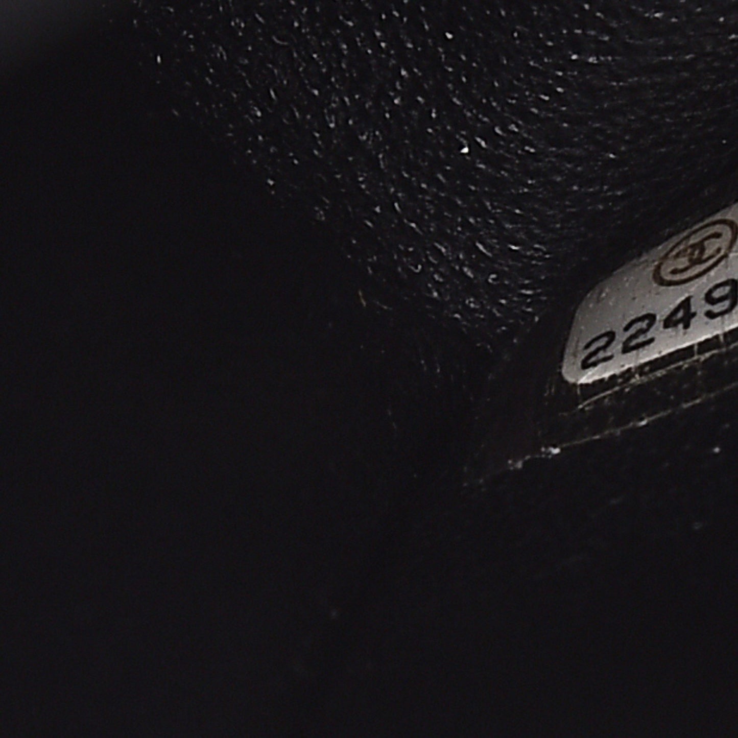 Lambskin Chevron Quilted Medium Double Flap Black