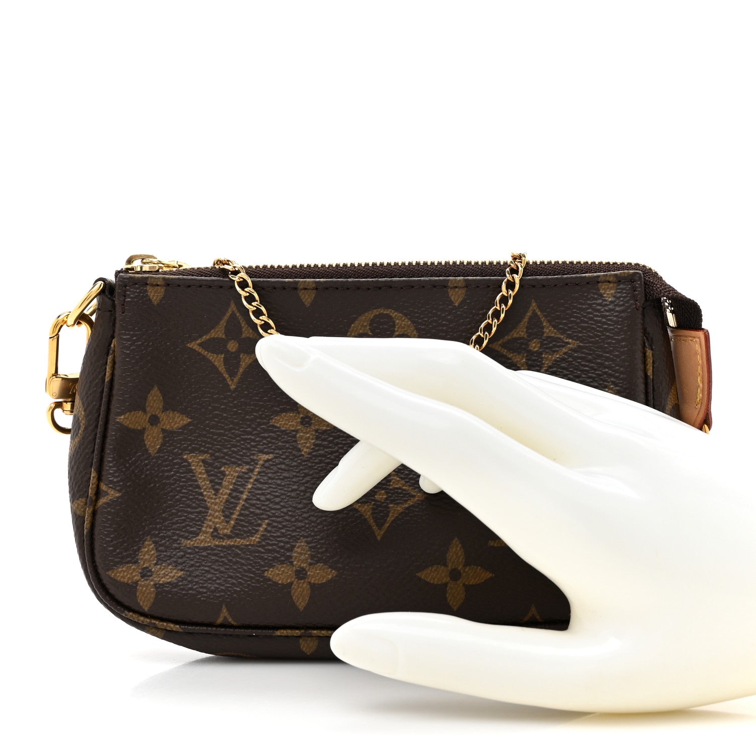 Louis Vuitton Monogram Mini Pochette Accessories 2 of 9