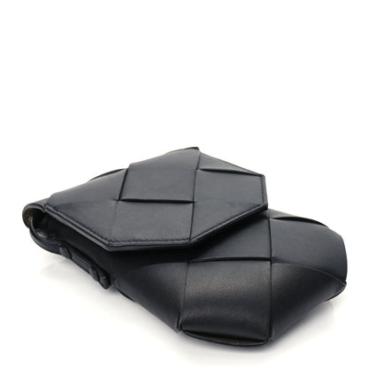Bottega Veneta Calfskin Intreccio Diago Phone Pouch Black Pinecone Black Pinecone 3 of 9