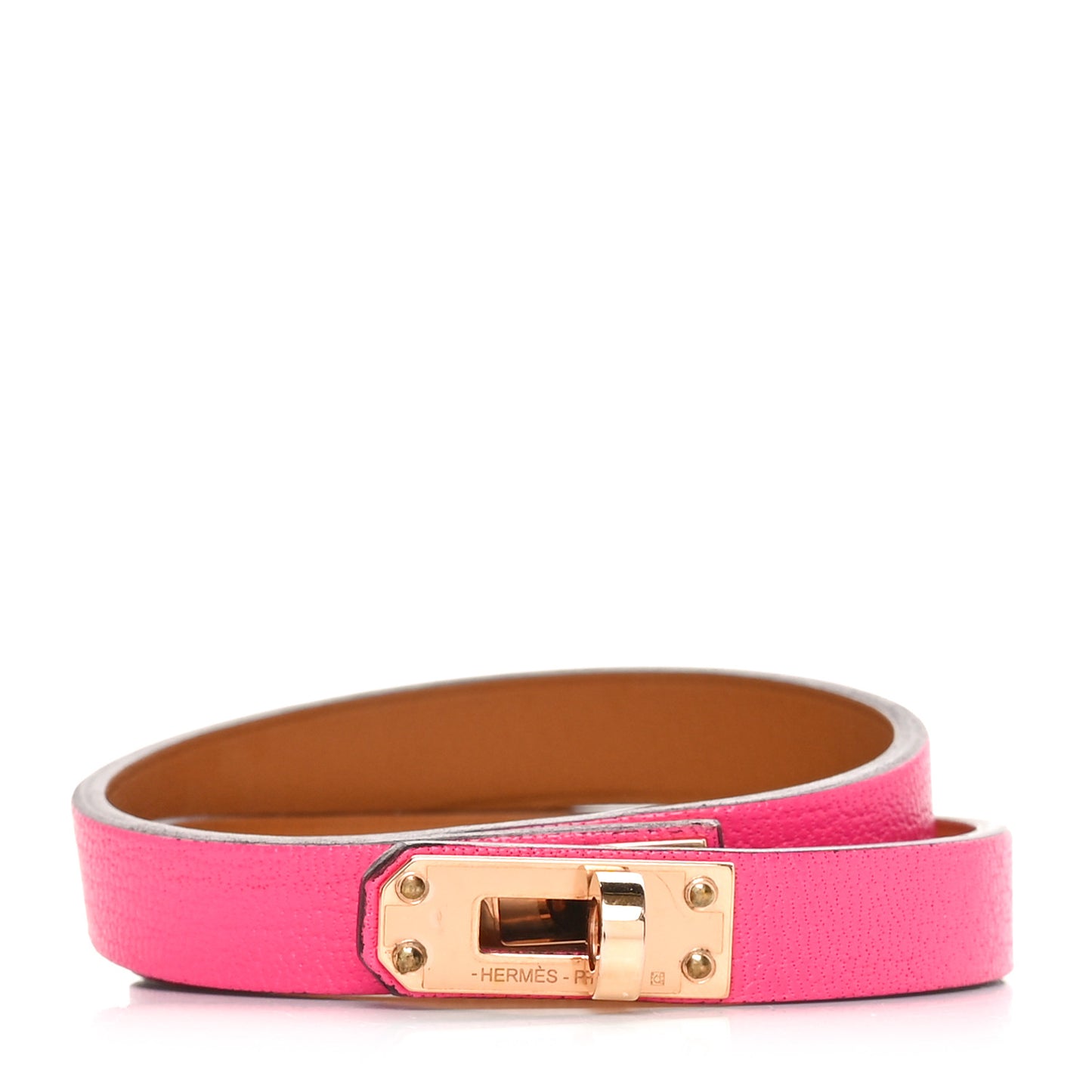 Chevre Chamkila Kelly Double Tour Bracelet T2 Rose Pop
