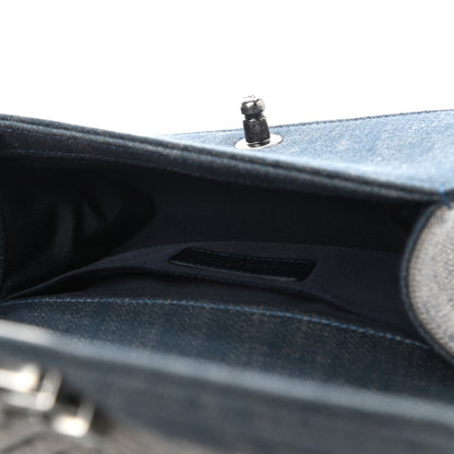 Chanel Denim Chevron Small Boy Flap Light Blue 5 of 9