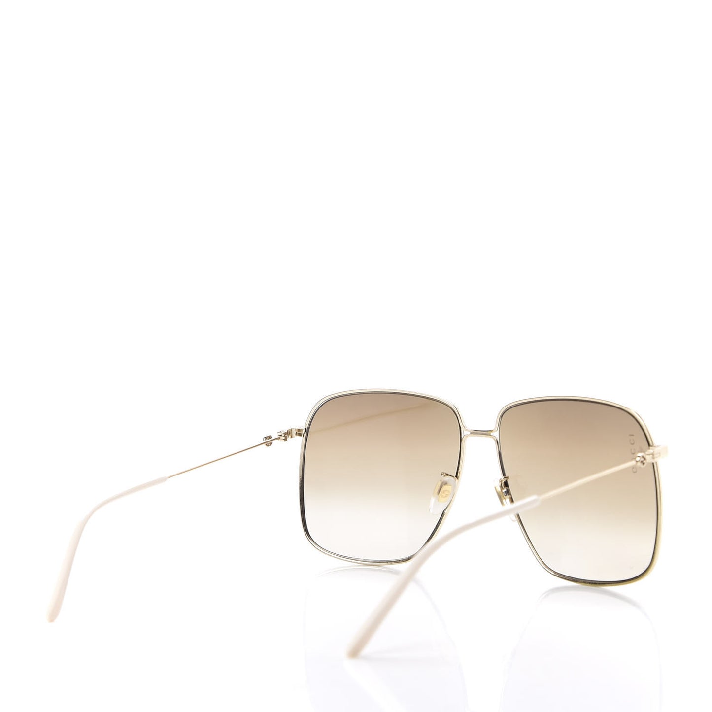 Web Rectangular Frame Interlocking G Sunglasses GG0394S Green Red