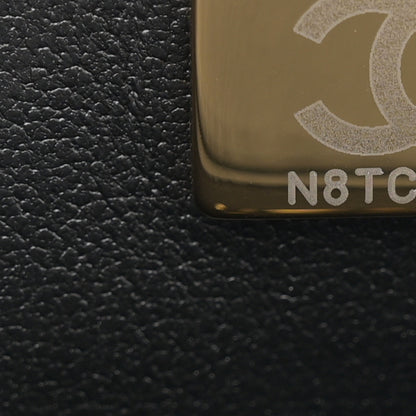 Chanel Shiny Caviar Quilted Small Top Handle Boy Flap Black 7 of 11