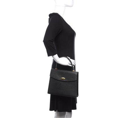 Louis Vuitton Epi Malesherbes Black 2 of 10