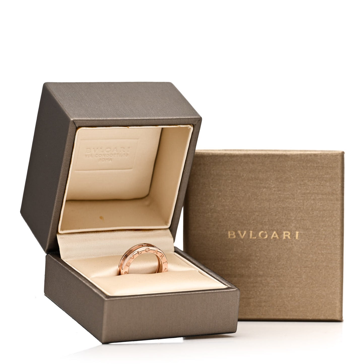 18K Rose Gold B.Zero1 One-Band Ring 57 8