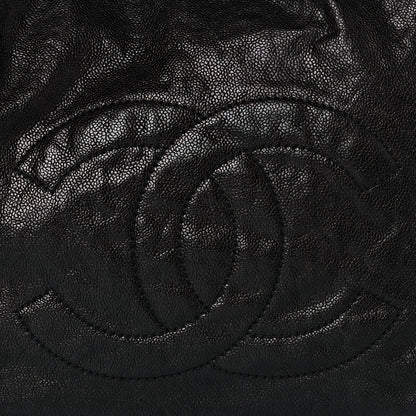 Chanel Glazed Caviar Modern Chain Tote Black 12 of 13