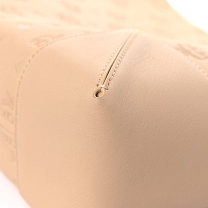 MCM Calfskin Ottomar Monogram Medium Klara Hobo Beige 10 of 11