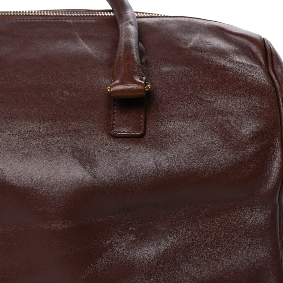 Saint Laurent Calfskin Classic Duffle 6  Havane 14 of 14