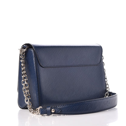 Louis Vuitton Epi Twist Shoulder Bag MM Indigo 2 of 8