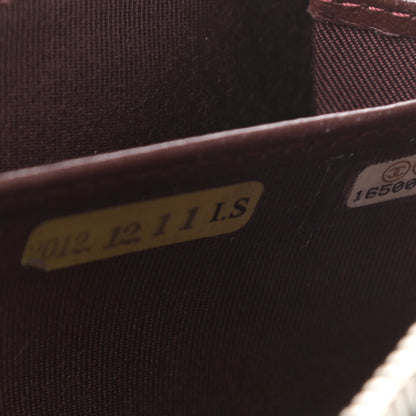 Chanel Lambskin Quilted Large Gusset Zip Around Wallet Black 8 of 8