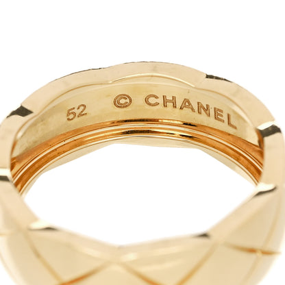 Chanel 18K Yellow Gold Small Coco Crush Ring 52 6 4 of 7