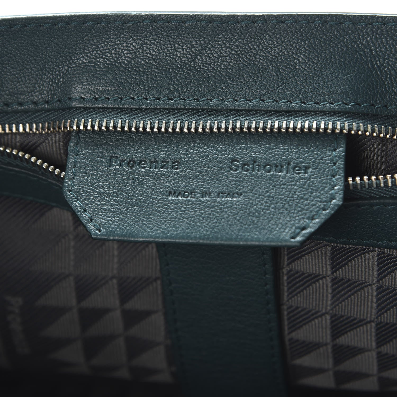 Proenza Schouler Lambskin Medium PS1 Satchel Sea Blue 8 of 10