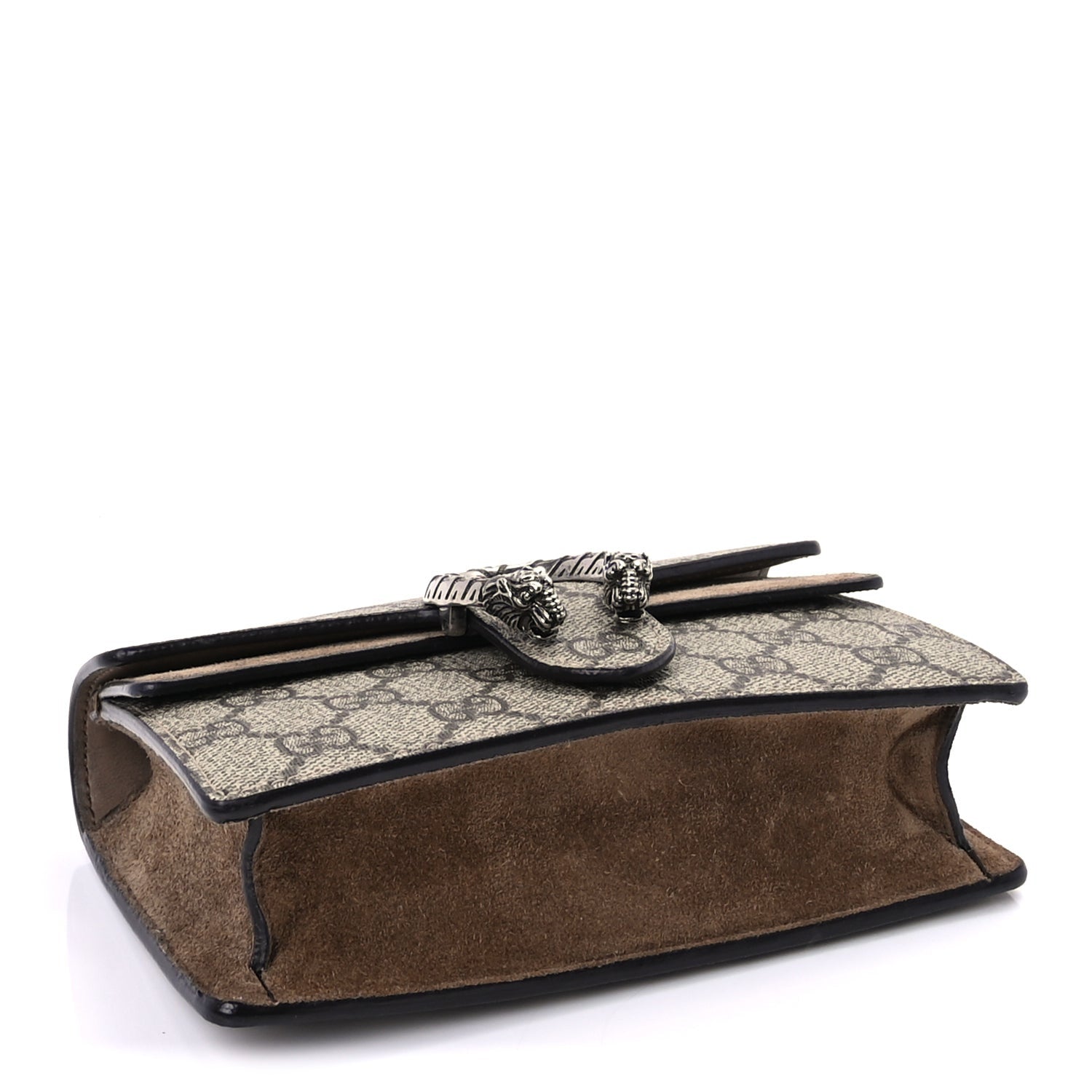 Gucci GG Supreme Monogram Super Mini Dionysus Shoulder Bag  Taupe 3 of 8