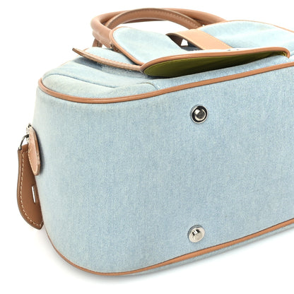 Christian Dior Denim Saddle Bowler Blue 7 of 8