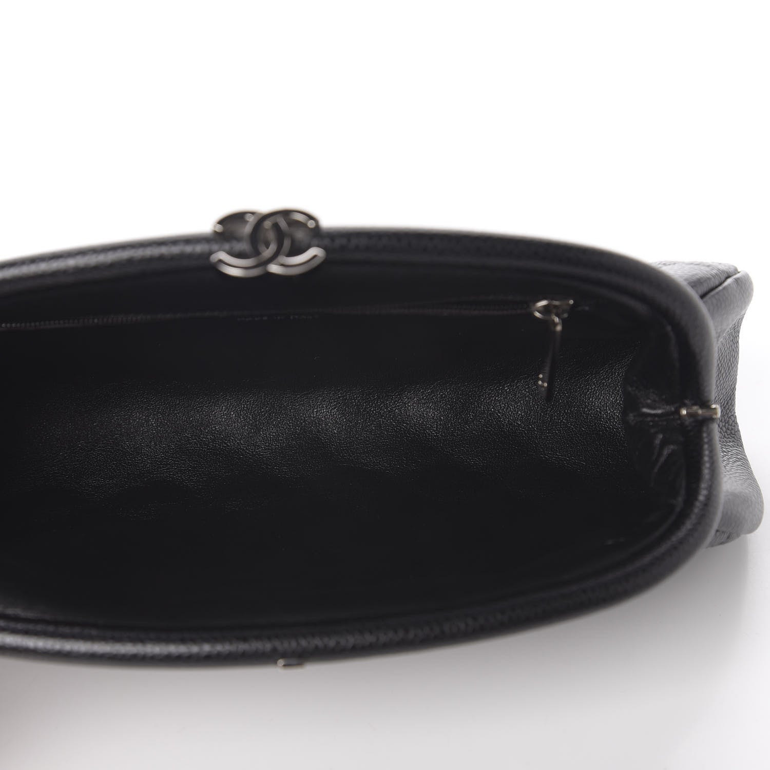 Chanel Caviar Quilted Timeless Clutch Black 4 of 9