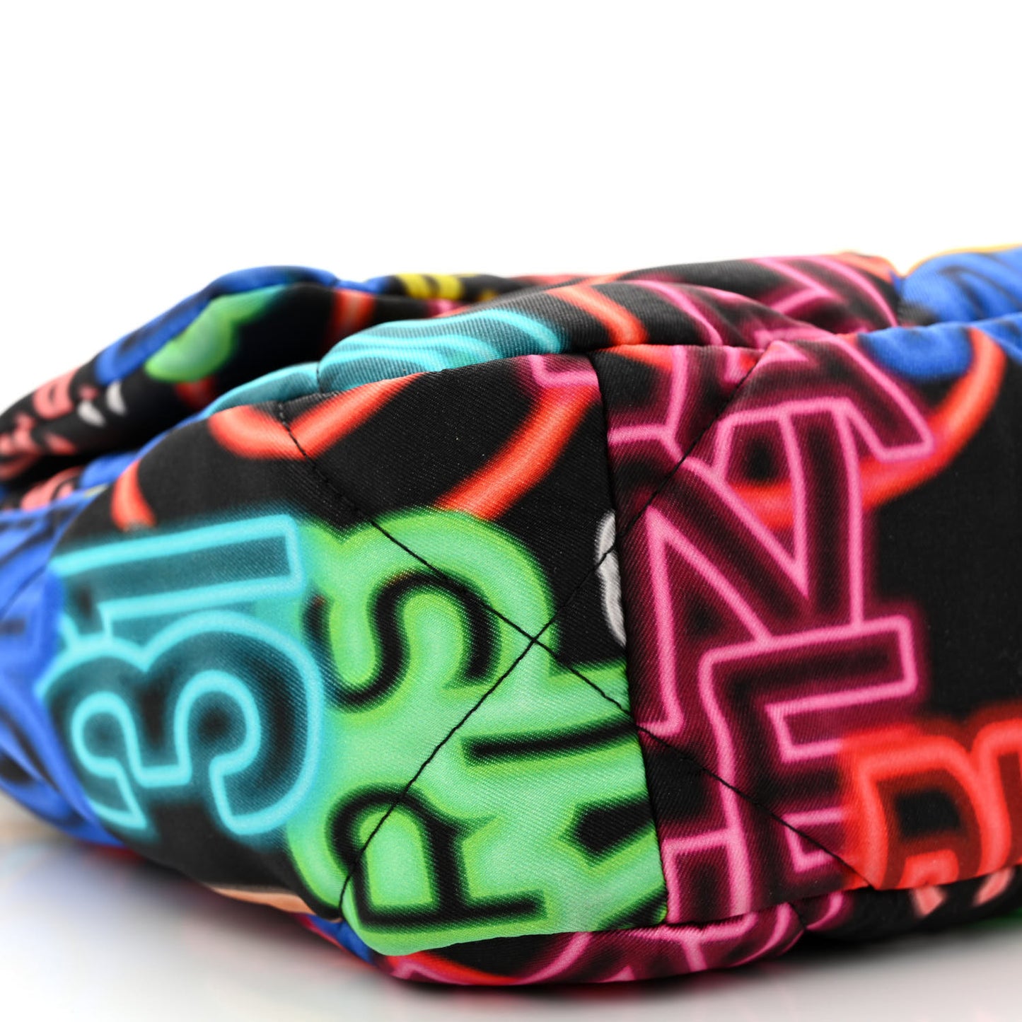 Fabric Printed Medium Chanel 19 Flap Black Multicolor