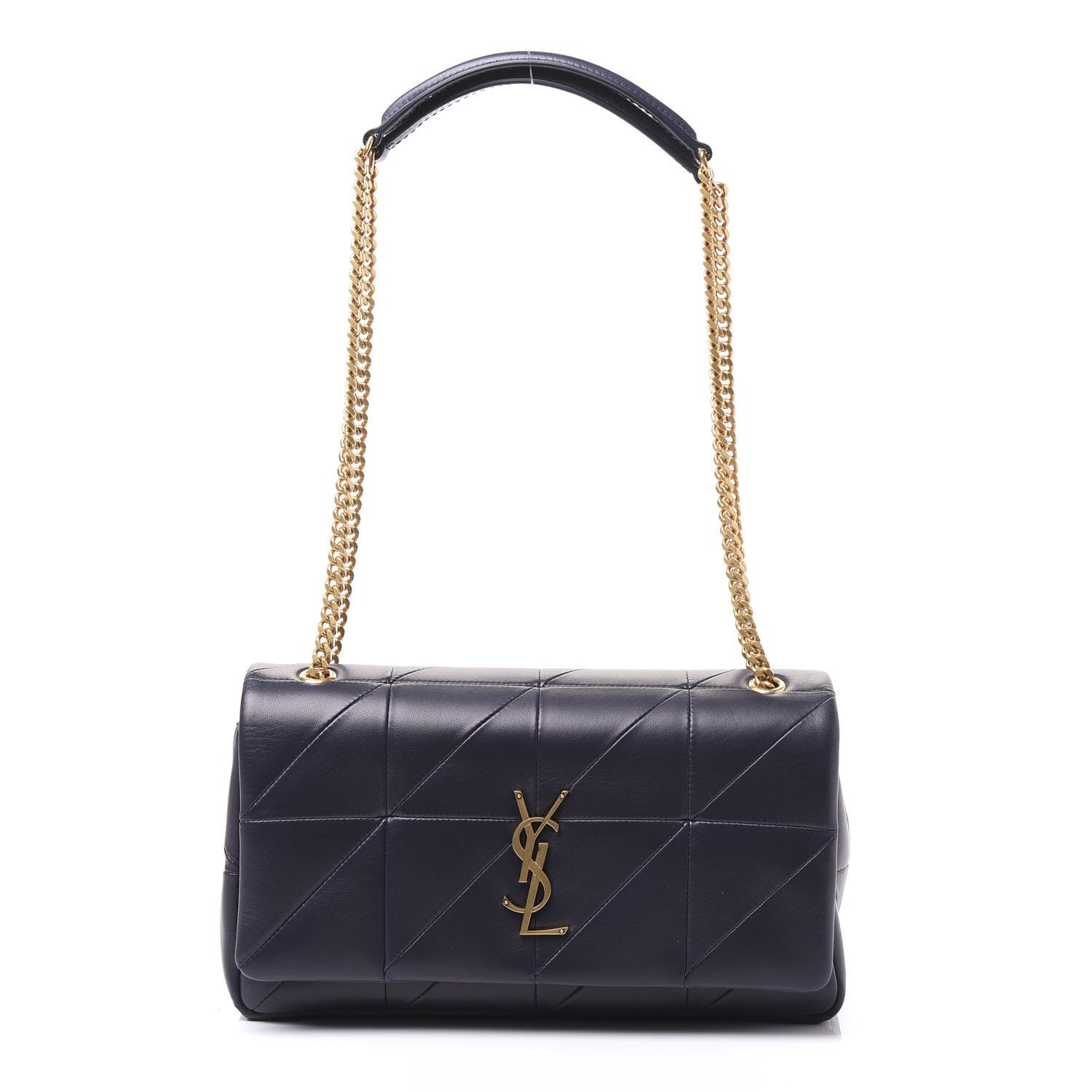 Saint Laurent Lambskin Patchwork Monogram Medium Jamie Dark Notte 1 of 10