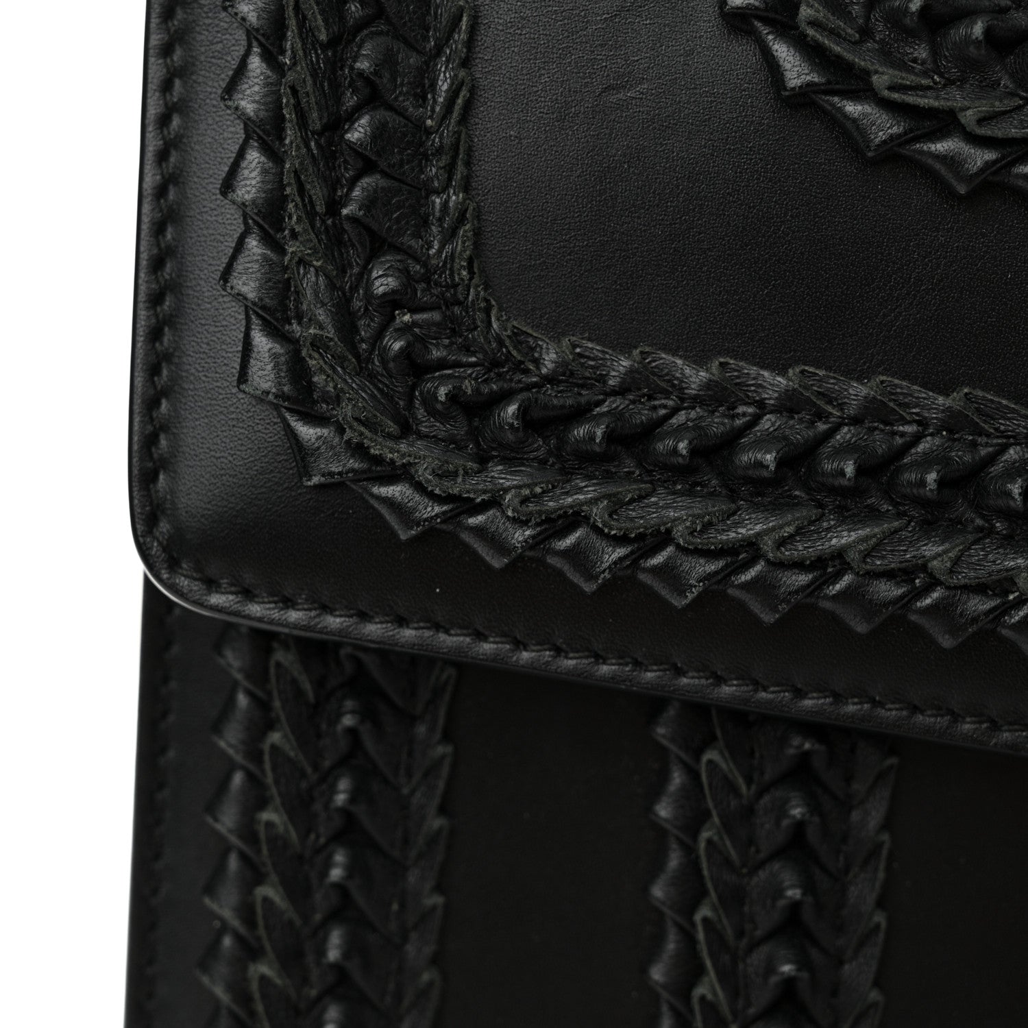 Bulgari Calfskin Plisse Serpenti Forever Crossbody Bag Black 14 of 15