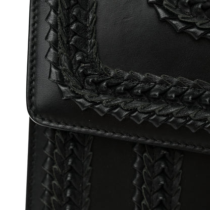 Bulgari Calfskin Plisse Serpenti Forever Crossbody Bag Black 14 of 15