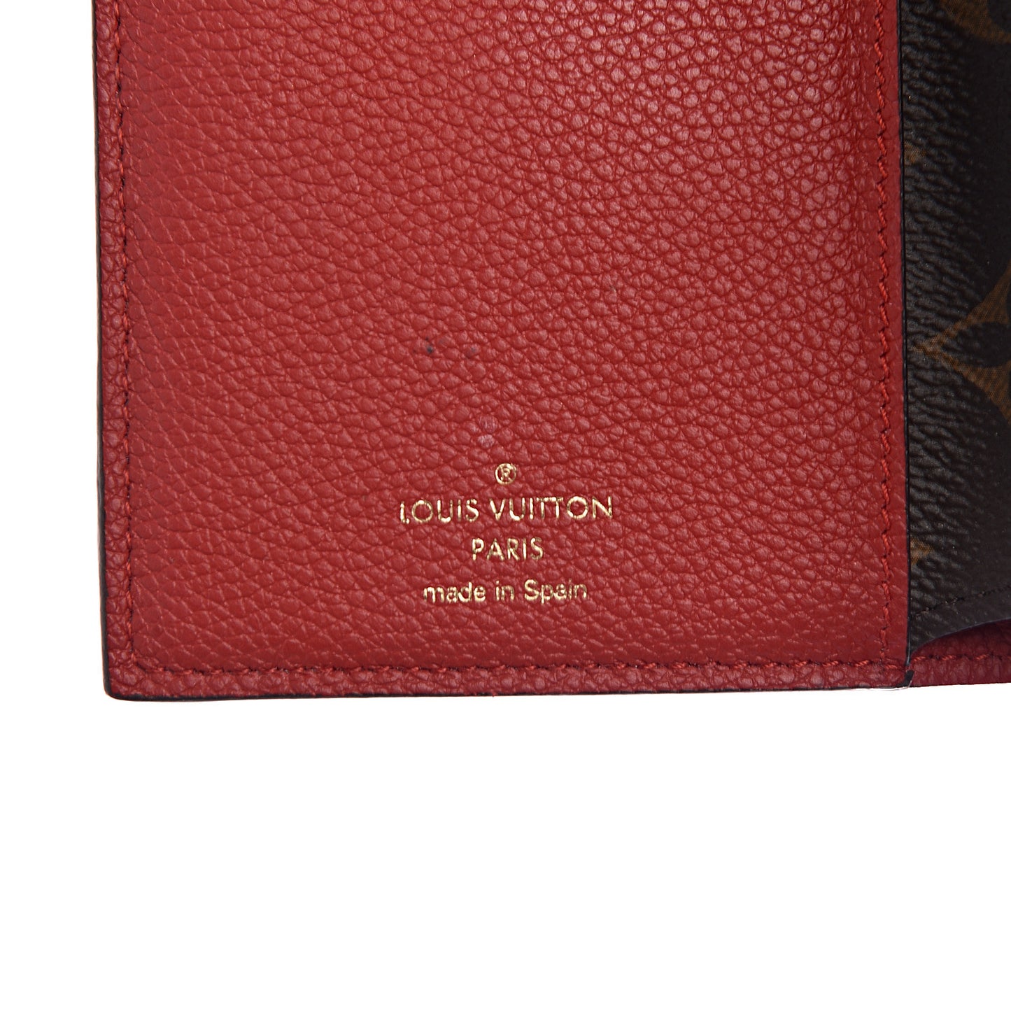 Monogram Pallas Compact Wallet Cherry
